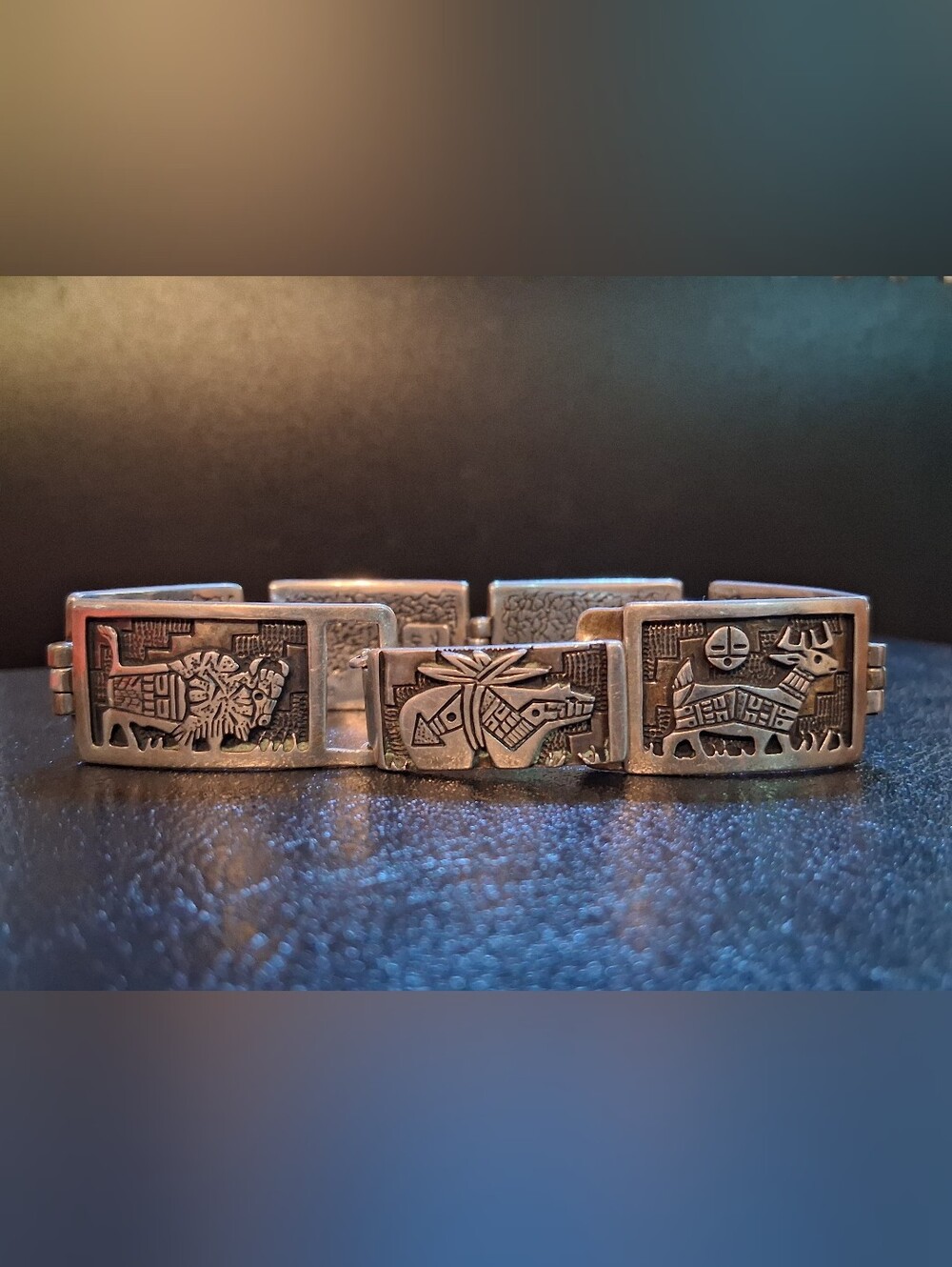 Roderick Tenorio Kewa Pueblo Storyteller Bracelet | CP Relios Collection